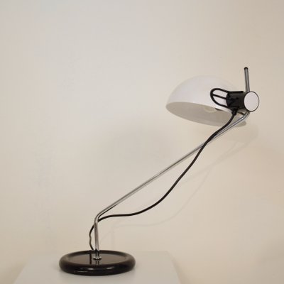 Mid-Century Black and White Libellula Table Lamp from Guzzini, 1970s-FB-1073130