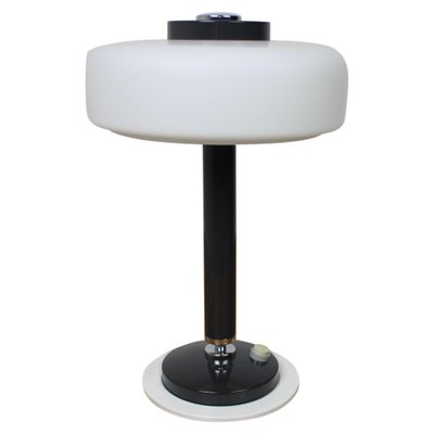 Mid-Century Black and White Table Lamp from Napako, 1960s-TZ-862454