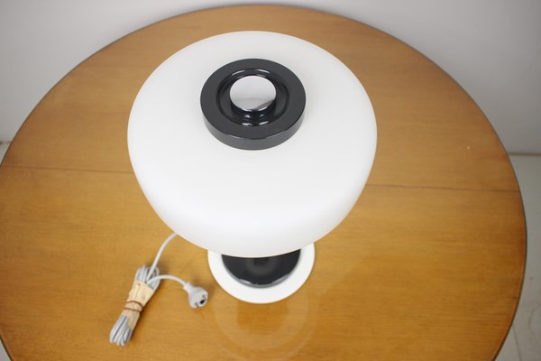 Mid-Century Black and White Table Lamp from Napako, 1960s-TZ-862454