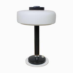 Mid-Century Black and White Table Lamp from Napako, 1960s-TZ-862454