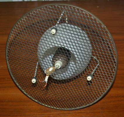 Mid-Century Black Ceiling Lamp, 1950s-AFE-605870