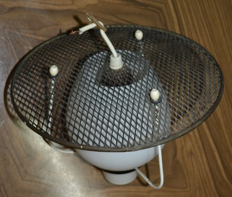 Mid-Century Black Ceiling Lamp, 1950s-AFE-605870