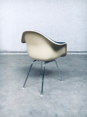 Mid-Century Black Leather Dax Armchair by Charles & Ray Eames for Herman Miller, 1960s-RQV-1290899