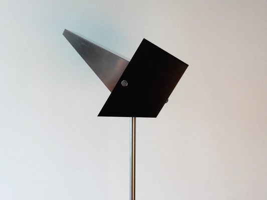 Mid-Century Black Metal Adjustable Floor Lamp from Lyfa, 1960s-NV-2032177