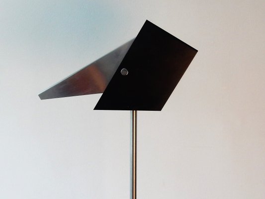 Mid-Century Black Metal Adjustable Floor Lamp from Lyfa, 1960s-NV-2032177