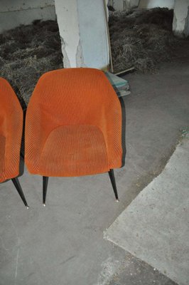 Mid-Century Black Metal Lounge Chairs from VEB Sitzmöbelwerke Waldheim, 1960s, Set of 2-OXJ-569142