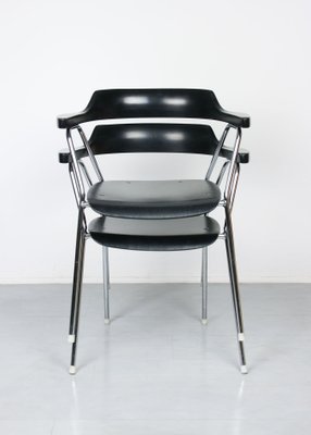 Mid-Century Black Model 4455 Dining Chairs by Niko Kralj, Set of 2-HGJ-669851