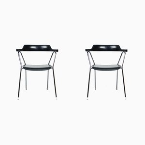 Mid-Century Black Model 4455 Dining Chairs by Niko Kralj, Set of 2-HGJ-669851