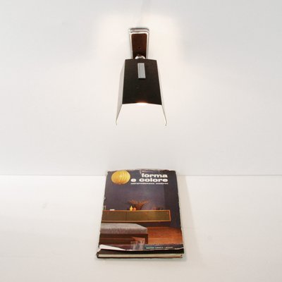 Mid-Century Black Sconce from Stilnovo, 1960s-EZ-605949