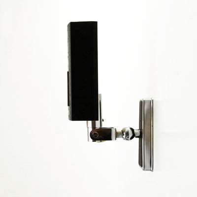 Mid-Century Black Sconce from Stilnovo, 1960s-EZ-605949