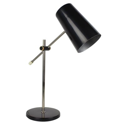 Mid-Century Black Table Lamp, 1970s-TZ-1081002