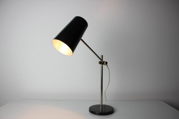 Mid-Century Black Table Lamp, 1970s-TZ-1081002