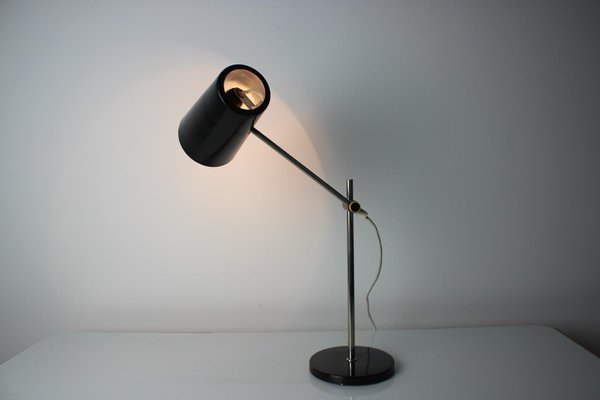 Mid-Century Black Table Lamp, 1970s-TZ-1081002