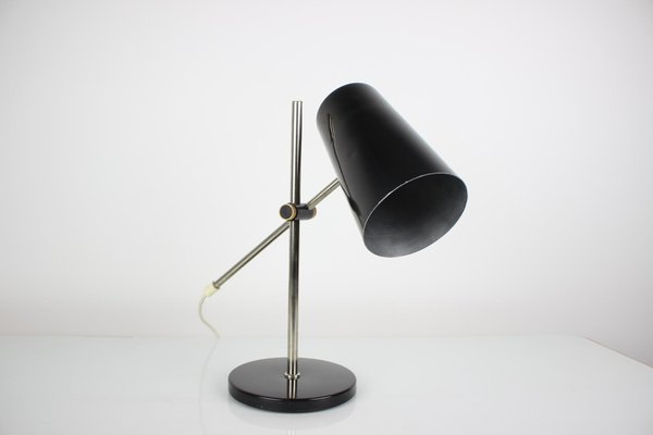 Mid-Century Black Table Lamp, 1970s-TZ-1081002