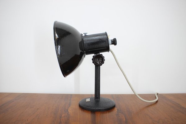 Mid-Century Black Table Lamp, 1970s-TZ-602192