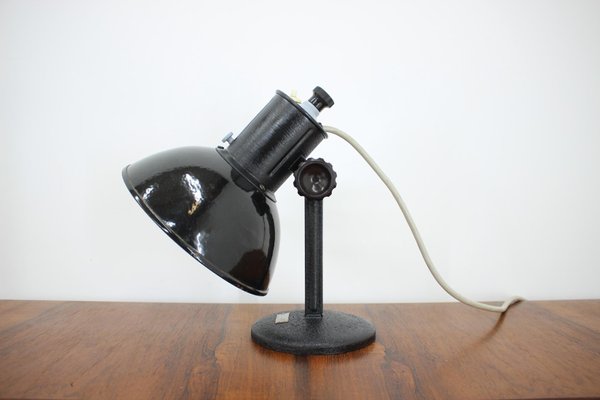 Mid-Century Black Table Lamp, 1970s-TZ-602192