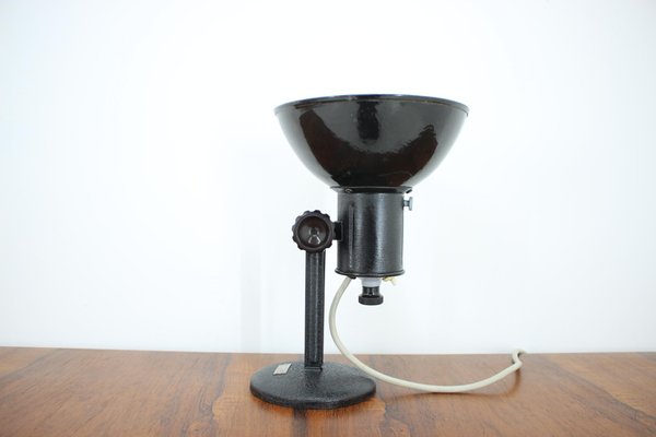 Mid-Century Black Table Lamp, 1970s-TZ-602192