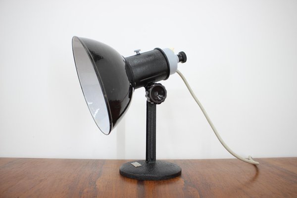 Mid-Century Black Table Lamp, 1970s-TZ-602192