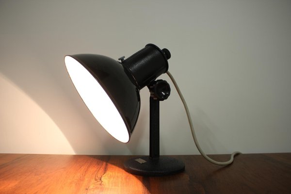 Mid-Century Black Table Lamp, 1970s-TZ-602192