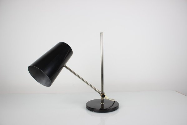 Mid-Century Black Table Lamp, 1970s-TZ-1081002