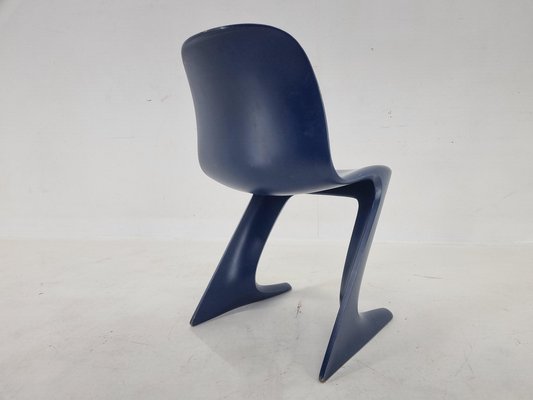 Mid-Century Blue Kangaroo Chair attributed to Ernst Moeckl, Germany, 1968-TZ-1796095