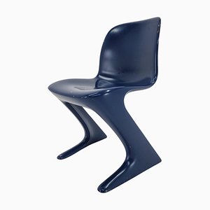 Mid-Century Blue Kangaroo Chair attributed to Ernst Moeckl, Germany, 1968-TZ-1796095