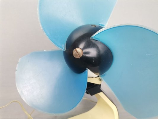 Mid-Century Blue Plastic Table Fan, Soviet Union, 1969-SCS-1761160