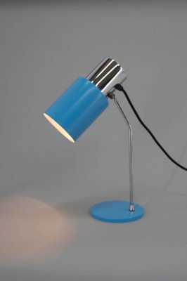 Mid-Century Blue Table Lamp from Napako, 1970s-TZ-1444173