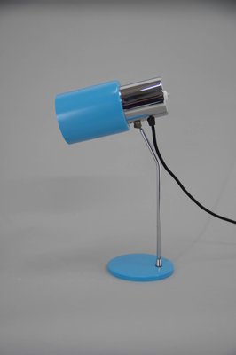 Mid-Century Blue Table Lamp from Napako, 1970s-TZ-1444173