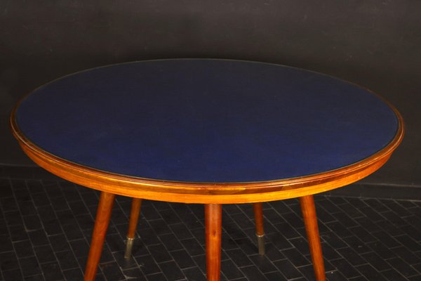 Mid-Century Blue Top Dining or Center Table in the Style of Gio Ponti-MBH-1032472