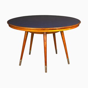 Mid-Century Blue Top Dining or Center Table-MBH-1031739