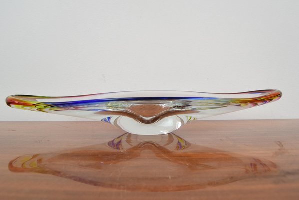 Mid-Century Bohemia Glass Bowl, 1960´s-TZ-1298728