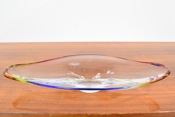 Mid-Century Bohemia Glass Bowl, 1960´s-TZ-1298728