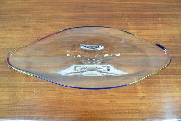 Mid-Century Bohemia Glass Bowl, 1960´s-TZ-1298728