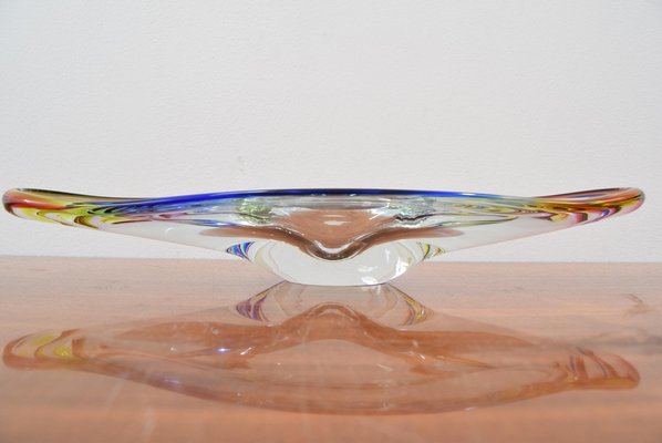 Mid-Century Bohemia Glass Bowl, 1960´s-TZ-1298728