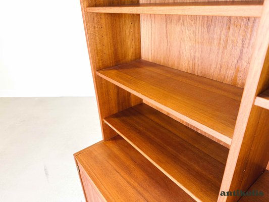 Mid-Century Bookcase in Teak by Nils Jonsson for Hugo Troeds, Sweden, 1960s-QDV-1956187