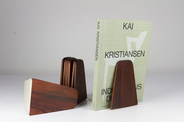 Mid-Century Bookends by Kai Kristiansen for FM, 1960s, Set of 9-WIX-1705093