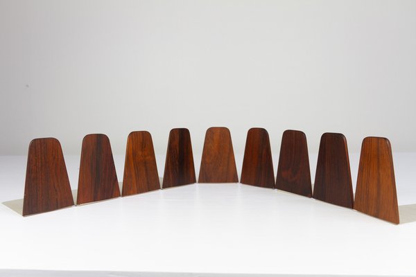 Mid-Century Bookends by Kai Kristiansen for FM, 1960s, Set of 9-WIX-1705093