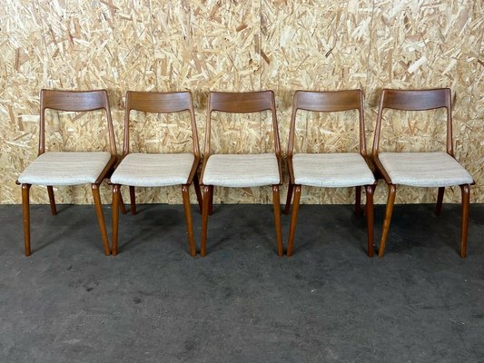 Mid-Century Boomerang Dining Chairs by Alfred Christensen for Slagelse Møbelværk, Set of 5-EJL-1138848