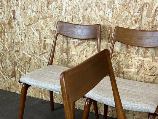 Mid-Century Boomerang Dining Chairs by Alfred Christensen for Slagelse Møbelværk, Set of 5