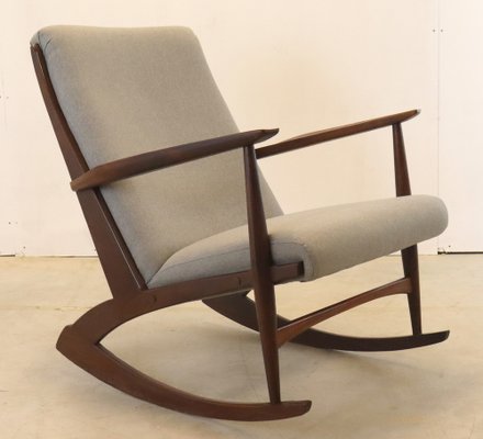 Mid-Century Boomerang Rocking Chair by Søren Georg Jensen, 1950s-FYZ-1784895