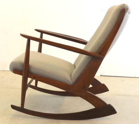 Mid-Century Boomerang Rocking Chair by Søren Georg Jensen, 1950s-FYZ-1784895