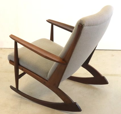 Mid-Century Boomerang Rocking Chair by Søren Georg Jensen, 1950s-FYZ-1784895