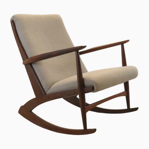 Mid-Century Boomerang Rocking Chair by Søren Georg Jensen, 1950s-FYZ-1784895