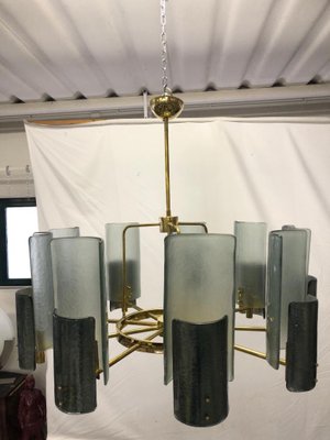 Mid-Century Bottle Green Murano Glass Pendant Light, 1980-UH-1138681