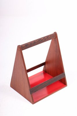 Mid-Century Bottle Holder in Teak and Wenge, 1950s-FK-1193568