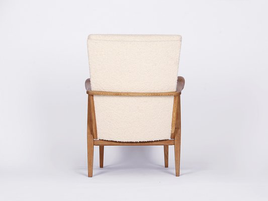 Mid-Century Boucle Armile Chair, 1960s-TW-1122327