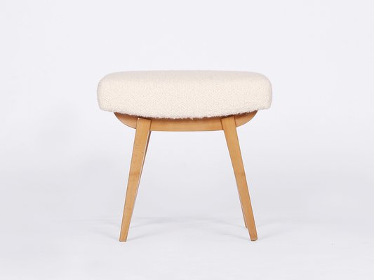 Mid-Century Boucle Hocker Um 1970-TW-1124477