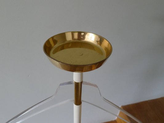 Mid-Century Brass and Acrylic Glass Valet from Vereinigte Werkstätten Collection, 1950s-VRE-681526