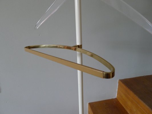 Mid-Century Brass and Acrylic Glass Valet from Vereinigte Werkstätten Collection, 1950s-VRE-681526